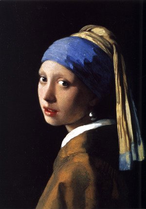Jan Vermeer Van Delft - Girl with a Pearl Earring c. 1665