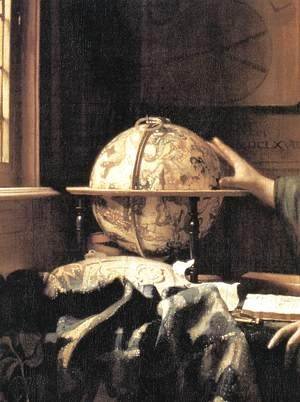 The Astronomer (detail) c. 1668