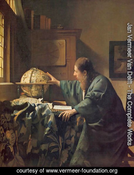 Jan Vermeer Van Delft - The Astronomer c. 1668