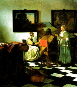 Jan Vermeer Van Delft - The Concert 1665-66