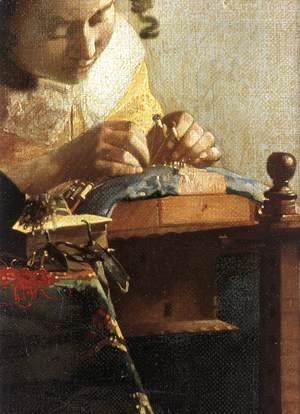 The Lacemaker (detail-1) 1669-70