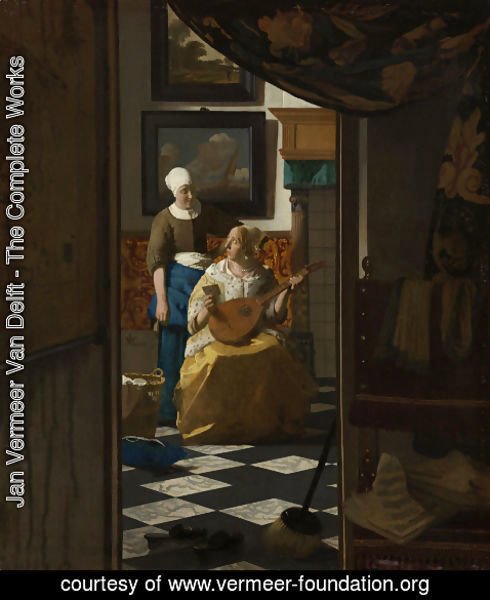 Jan Vermeer Van Delft - The Love Letter 1667-68
