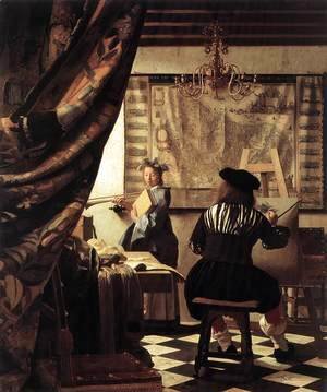 Jan Vermeer Van Delft - The Artist's Studio 1665