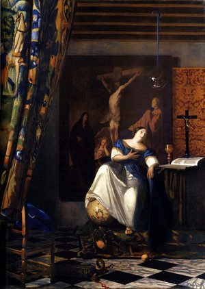 Jan Vermeer Van Delft - Allegory of the Faith