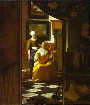 Jan Vermeer Van Delft - The Letter