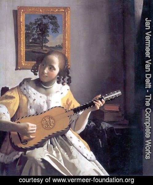Jan Vermeer Van Delft - The Guitar Player