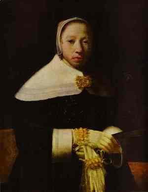 Jan Vermeer Van Delft - Portrait of a Woman