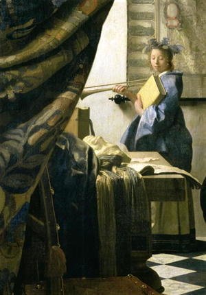 Jan Vermeer Van Delft - The Artist's Studio 1665 6