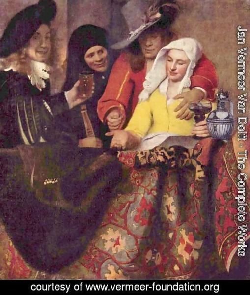 Jan Vermeer Van Delft - At the madam