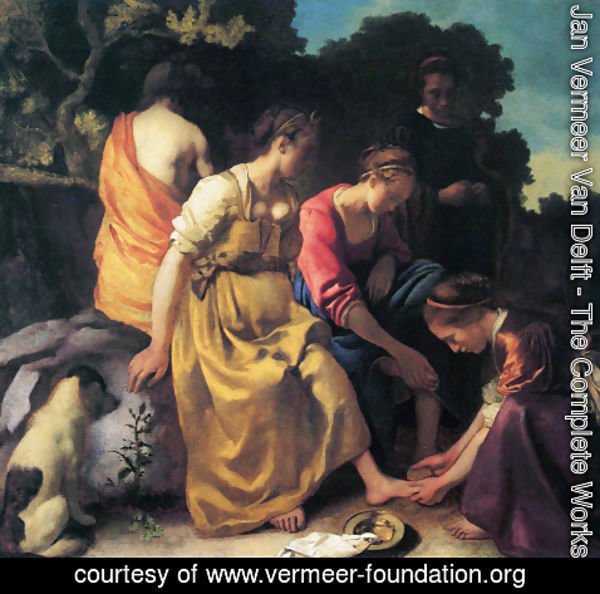Jan Vermeer Van Delft - Diana and her Companions 1655-56