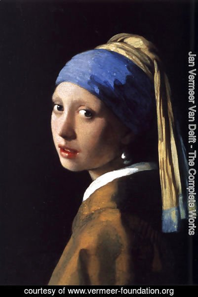 Jan Vermeer Van Delft - Girl with a Pearl Earring c. 1665