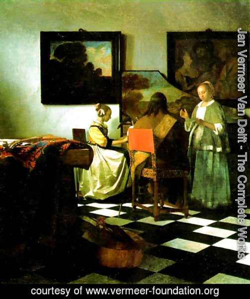 Jan Vermeer Van Delft - The Concert 1665-66