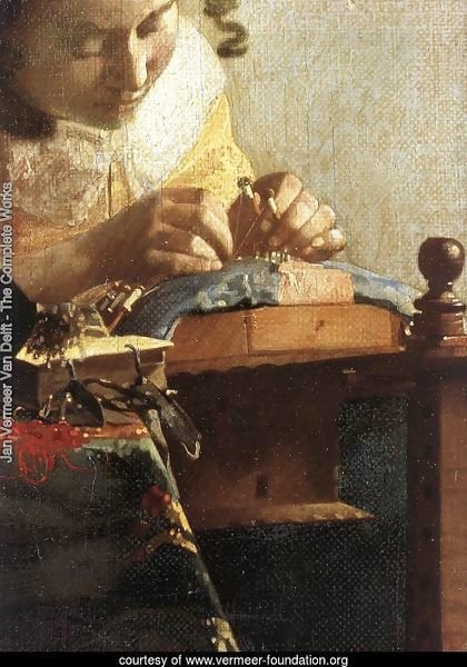 The Lacemaker (detail-1) 1669-70