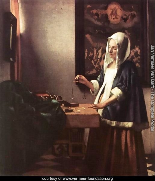 Woman Holding a Balance 1662-63