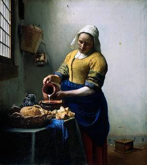 Jan Vermeer Van Delft - The Kitchen Maid