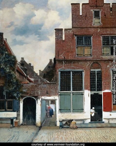 View of Houses in Delft, known as 'The Little Street'