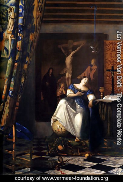 Jan Vermeer Van Delft - Allegory of the Faith