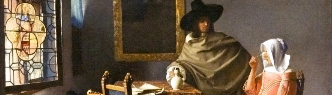 Jan Vermeer Van Delft - The Glass Of Wine