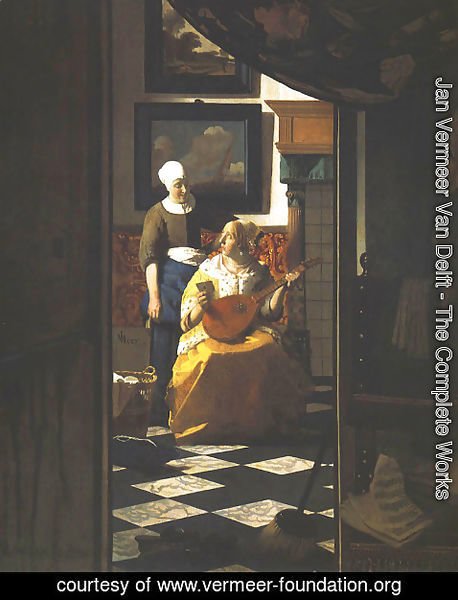 Jan Vermeer Van Delft - Love Letter