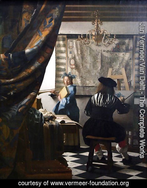 Jan Vermeer Van Delft - The Art of Painting