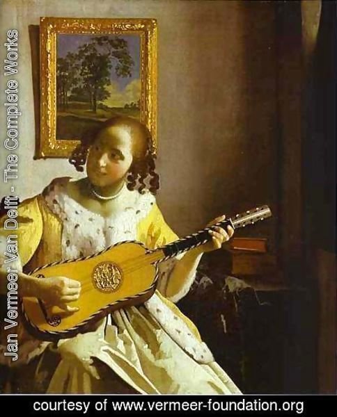 Jan Vermeer Van Delft - The Lacemaker 1669-1670