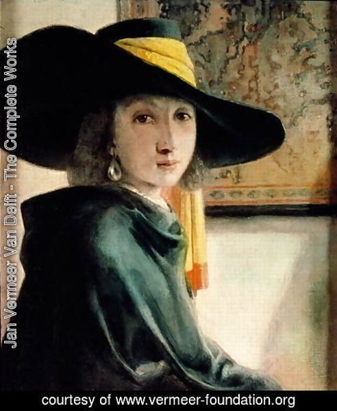 Jan Vermeer Van Delft - Young Girl in an Antique Costume