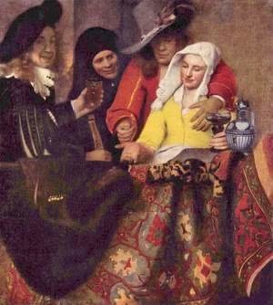 Jan Vermeer Van Delft - At the madam